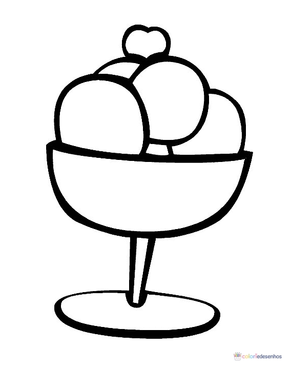 Desenhos de Comida para colorir