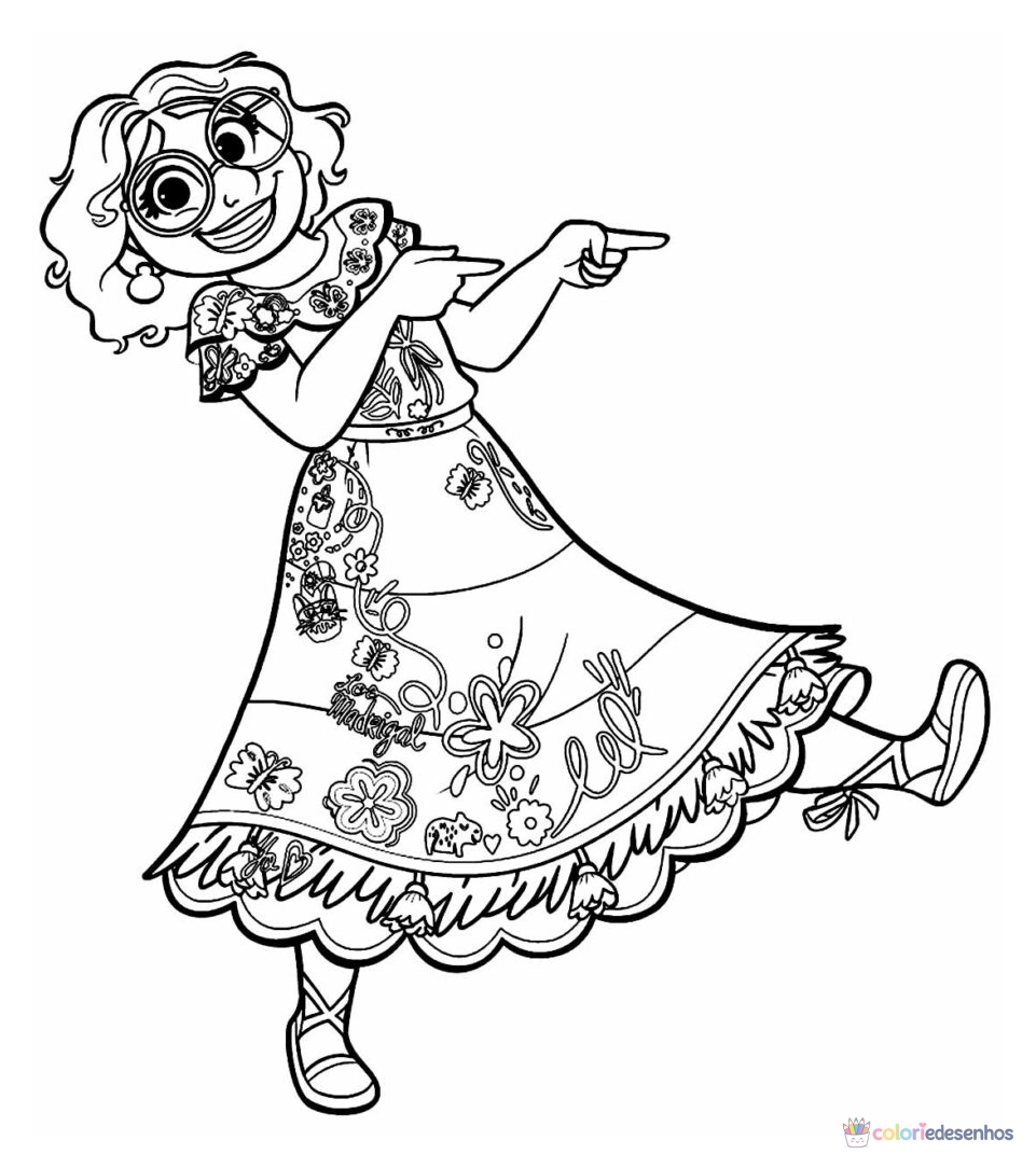 Desenhos de Encanto para colorir