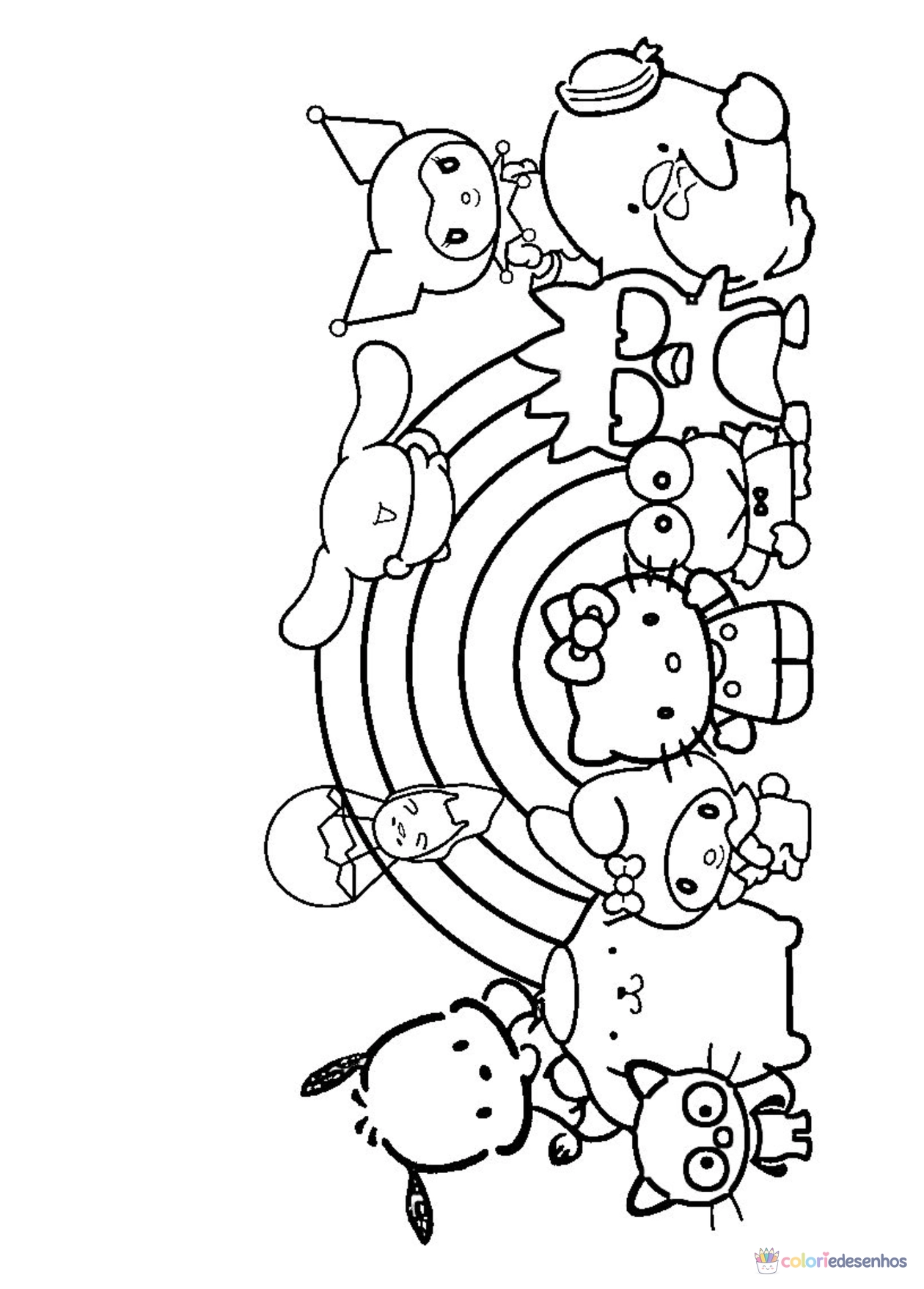 Desenhos de Pompompurin para colorir