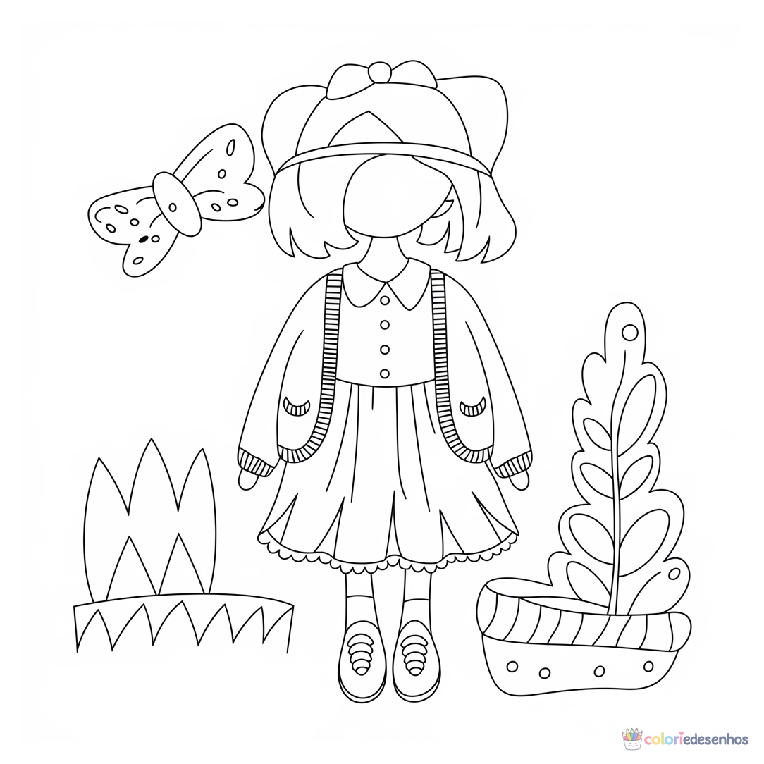 Roupas para colorir