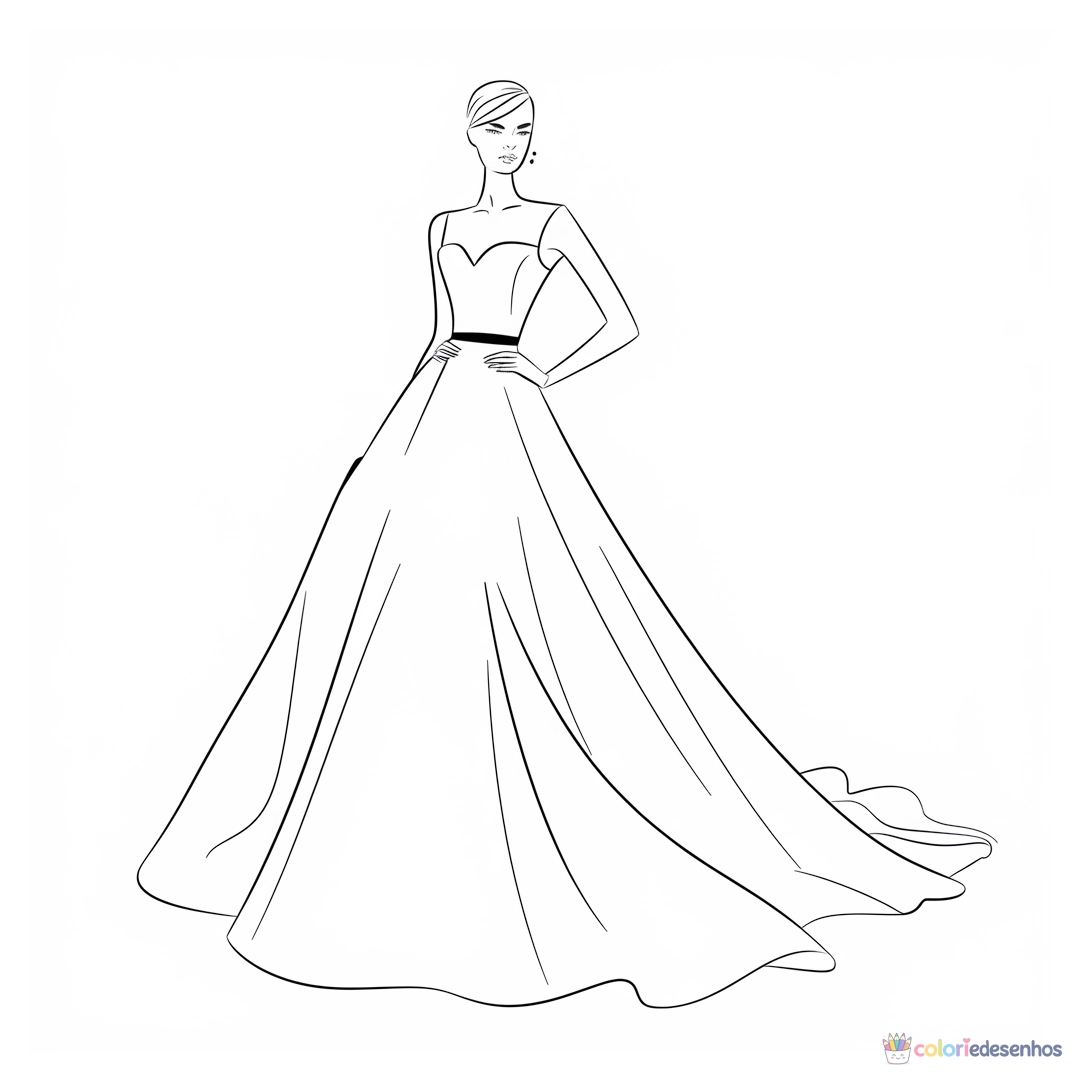 Roupas para colorir