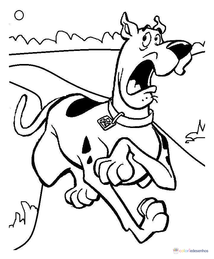 Scooby Doo para colorir