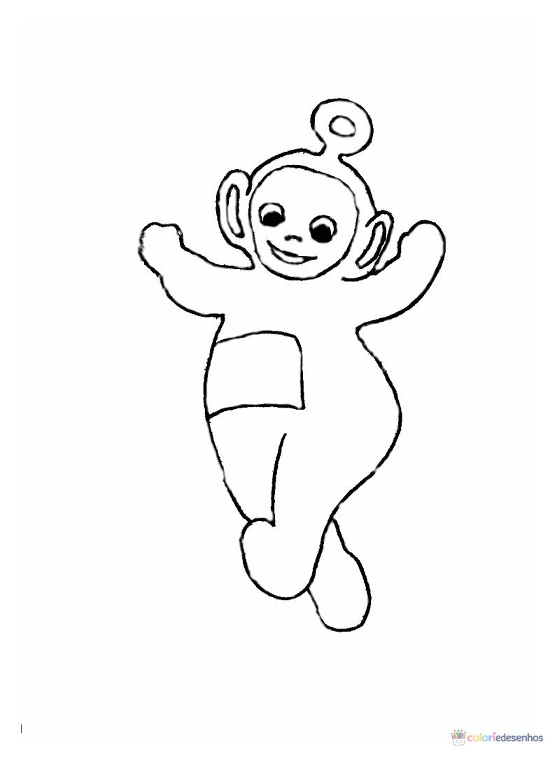 Teletubbies para colorir